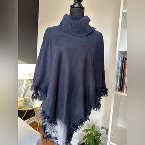 Alfani Navy Poncho